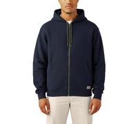 Dickies Men's Full Zip Thermal Lined Fleece Hoodie, Dark Navy, XXL