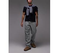 Dickies Mens garyville regular fit hickory stipe trousers in blue - Sky Blue - Size 36W/34L