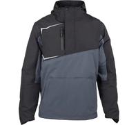 (M, New Grey/Black) Dickies Mens Generation Overhead Contrast Waterproof Jacket