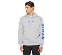 Dickies Men's Graphic DWR Pullover Fleece, Heather Grey, L