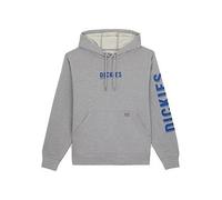 Dickies Mens Graphic Pullover Fleece Hoodie, Grey, Size S, Men Grey