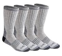 Dickies Men's Heavy Weight Wool Blend Thermal Crew Socks 2, Blue (4 Pairs), Large