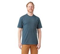 Dickies Men's Heavyweight Crew Neck Short Sleeve Tee T-Shirt, Baltic Blue Heather, Medium