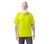 Dickies Men's Heavyweight Crew Neck Short Sleeve Tee T-Shirt, Bright Yellow, Medium