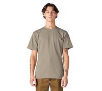 Dickies Men's Heavyweight Crew Neck Short Sleeve Tee T-Shirt, Desert Sand, S
