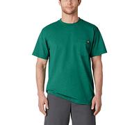 Dickies Men's Heavyweight Crew Neck Short Sleeve Tee T-Shirt, Green Heather, Large