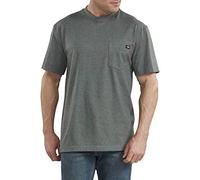 Dickies Men's Heavyweight Crew Neck Short Sleeve Tee T-Shirt, Hunter Green Heather, XXL