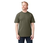 Dickies Men's Heavyweight Crew Neck Short Sleeve Tee T-Shirt, Military Green, 4XL Big
