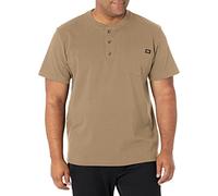 Dickies Men's Heavyweight Henley, Desert Sand, XXL