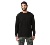Dickies, Men's, HEAVYWEIGHT LS POCKET TEE RELAXED, BLACK, XL