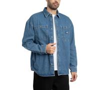 Dickies Men's Houston Denim Shirt, Dark, XL
