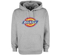 Dickies Icon Logo Grey Melange Unisex Hoodie - Size Large