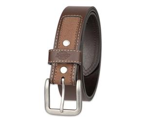 Dickies Men's Industrial Strength Leather Belt - Workwear, Durable, Reinforced, Heavyweight