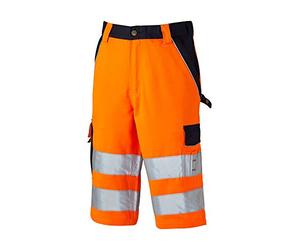 Dickies Mens Industry Polycotton Two Tone Hi Vis Reflective Shorts