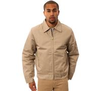Dickies Men's Insulated Eisenhower Front-Zip Jacket, Khaki, S