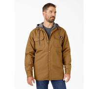 Dickies Men's Jacket Fleece Hooded Duck Shirt Coat with Hydroshield TJ213