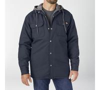 Dickies Men's Jacket Fleece Hooded Duck Shirt Coat with Hydroshield TJ213