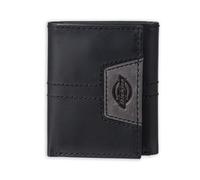 Dickies Men's Leather Extra Capacity Trifold Wallet, Black