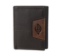 Dickies Men's Leather Extra Capacity Trifold Wallet, Brown