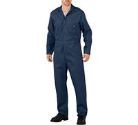 Dickies Men's Long Sleeve Flex Coverall Henley Shirt, Dark Navy V1, LS