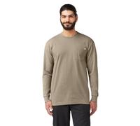 Dickies Men's Long Sleeve Heavyweight Crew Neck Desert Sand Large
