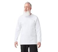 Dickies Men's Long Sleeve Heavyweight Crew Neck, White, XX-Large, XXL