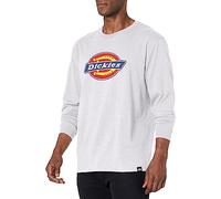 Dickies Men's Long Sleeve Regular Fit Icon Graphic T-Shirt, Ash Gray, S