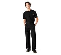 Dickies Men's Loose Fit Double Knee Twill Work Pant Utility, Black V1, 50W x 30L