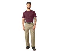 Dickies Men's Loose Fit Double Knee Work Pants Khaki