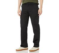 Dickies Mens Men's Straight Cargo Pants, Black, 34 Regular