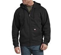 Dickies, Men's, Midweight Full Zip Fleece Hoodie Regular, Black, XL