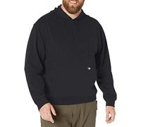 Dickies, Men's, MIDWEIGHT PULLOVER FLEECE HOODIE REGULAR, BLACK, S