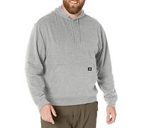 Dickies, Men's, MIDWEIGHT PULLOVER FLEECE HOODIE REGULAR, HEATHER GREY, S