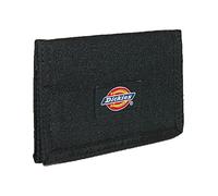 Dickies Men's Nylon Trifold Wallet, Black Fabric, One Size