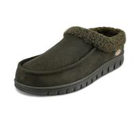 Dickies Men's Open and Closed Back Memory Foam Slippers with Indoor/Outdoor Sole, Green Olive, Large