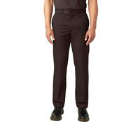 Dickies Men's Original 874 Work Pants Business Casual, Dark Brown, 33W x 30L