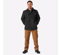 Dickies, Men's, Fleece Hooded Duck Shirt Jack Relaxed, Black, M