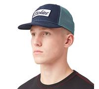 Dickies Men's Patch Logo Trucker Ink Navy/Porcelain (I2N) Snapback Hat