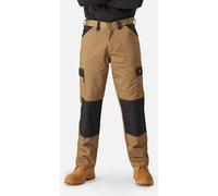 (38S, Khaki/Black) Dickies Mens Plain Work Trousers