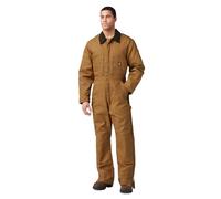 Dickies Men's Premium Insulated Coverall, Brown Duck, Small-Regular