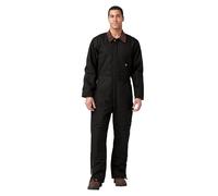 Dickies Men's Premium Insulated Duck Coverall, Black, S-Regular