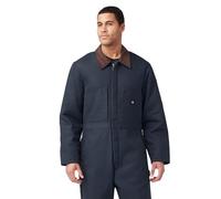 Dickies Men's Premium Insulated Duck Coverall, Dark Navy, L Shorts