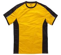 Dickies Mens Pro Performance T Shirt Yellow / Black 2XL