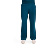 Dickies Men's Pull-On Pant with 7 Pockets Elastic Waistband with Button Closure 81006, Caribbean Blue, Large