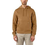 Dickies Men's Pullover Fleece Hoodie Hooded Sweatshirt, Brown Duck, M