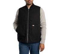 Dickies Men's Quilted Canvas Gilet, Black, S