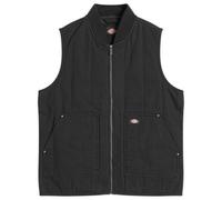 Dickies Men's Quilted Canvas Vest Black