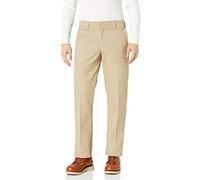 Dickies Men's Regular Fit Active Waist Work Pants Utility, Desert Sand, 34W x 32L