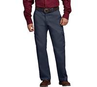 Dickies Mens Relaxed Fit Cargo Work Pant, Dark Navy, 32W x 32L