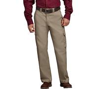 Dickies Mens Relaxed Fit Cargo Work Pant, Desert Sand, 44W x 32L